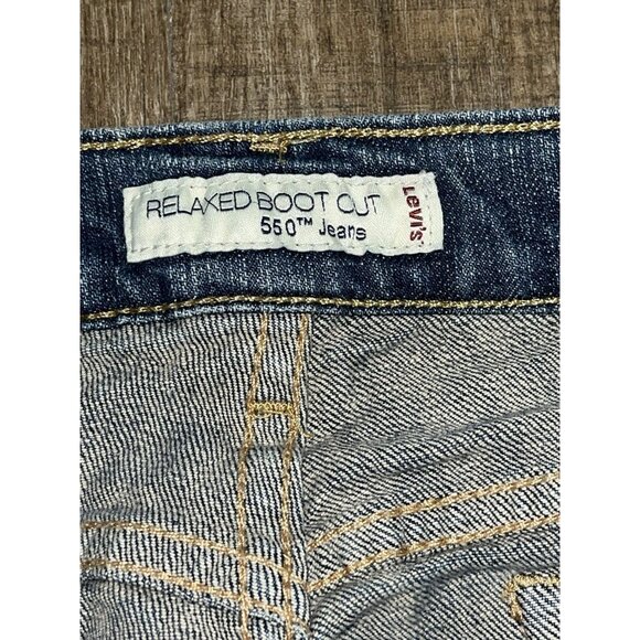 2 Pair Levi's Jeans Sz 16 Short Perfectly Slimming 512 & Relaxed Boot Cut 505 - Picture 5 of 11